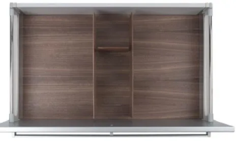 Tecnoinox вставка для столовых приборов Fineline 90, B50 Legrabox для высокого ящика, темный орех