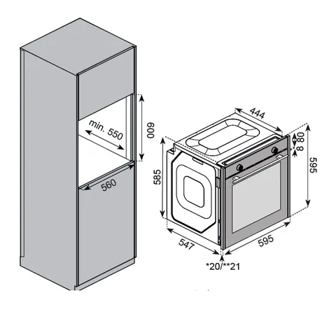 Kuppersberg KSO 610 B