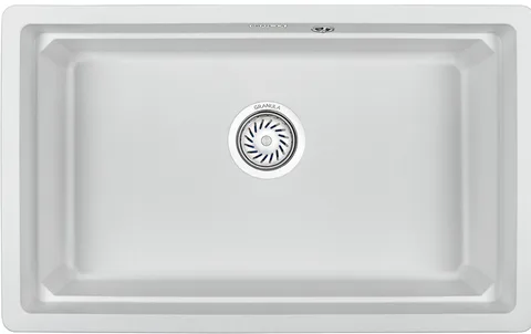 GRANULA 7303U мойка, гранит, арктик (белый)
