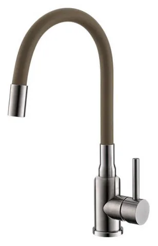 ALVEUS GENESIS FLEXA BEIGE SAT, смеситель, бежевый