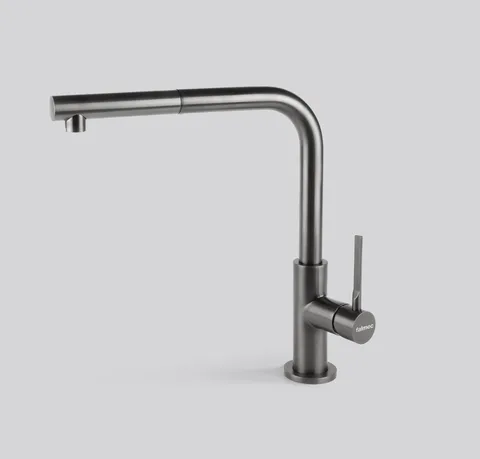 Falmec TREVI CORNER PVD BRUSHED GUN METAL, смеситель, оружейная сталь