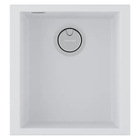 Paulmark NEO CLASSIC 41, мойка, гранит, белый