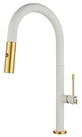Rivelato ASTI 3972500 brina/oro, смеситель, гранит, иней/золото