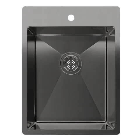 Rivelato RINOX 3850 PVD black, мойка, нержавеющая сталь, черный