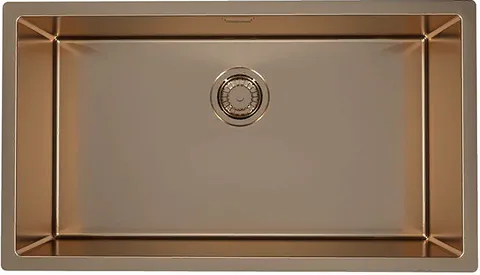 ALVEUS QUADRIX MONARCH 60 COPPER, мойка, нержавеющая сталь, медь (в комплекте с выпуском без сифона)