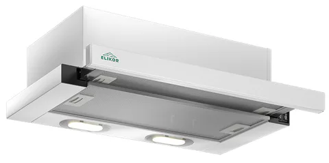 Elikor Интегра GLASS 60П-400-В2Л белый/стекло белое