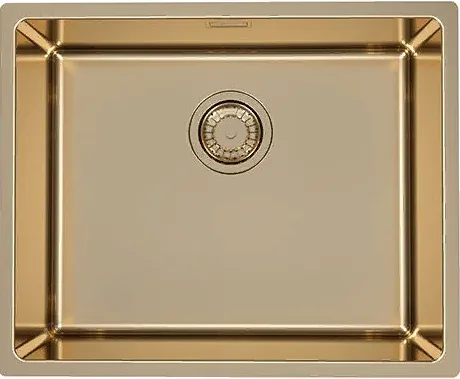 ALVEUS KOMBINO 50 MONARCH BRONZE SAT-90, мойка, нерж. сталь, бронза (в компл. с выпуском без сифона)