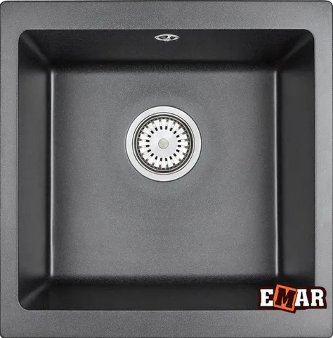 Emar EMQ-1455.P, мойка, гранит, антрацит