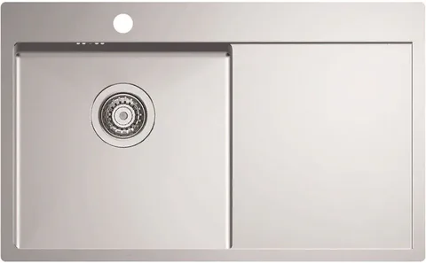 ALVEUS QUARTO 30 BRS-90, мойка, нержавеющая сталь брашированная (в комплекте с сифоном 1130551)