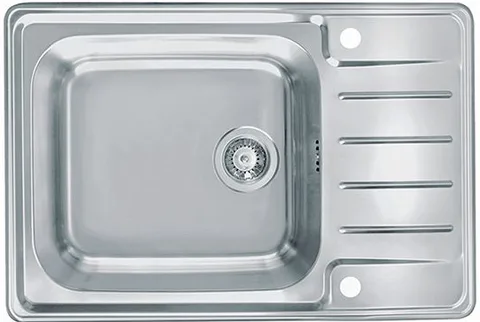 ALVEUS PRAKTIK 120 SAT-90, мойка, нержавеющая сталь (в комплекте с сифоном 1127251)