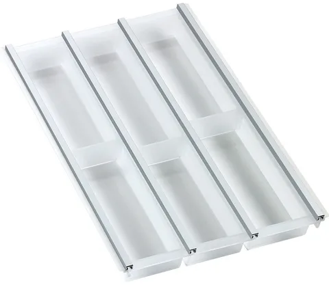 Ninka Cuisio Aqua 400, Legrabox Blum, лоток для столовых приборов, белый