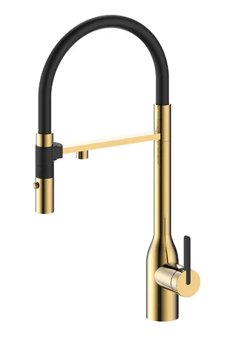Paulmark Magneto One, смеситель, светлое золото