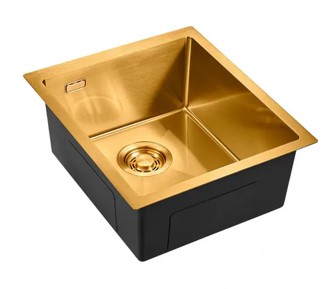 Emar EMB-130 PVD Nano Golden, мойка, нержавеющая сталь, золото