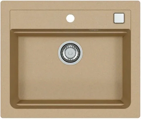 ALVEUS GRANITAL ATROX 30 BEIGE - G55, мойка, гранит, бежевый (в комплекте с сифоном 1132823)