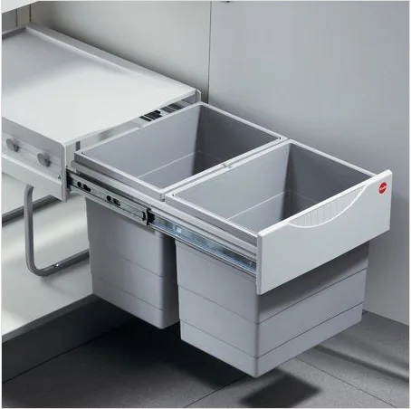 Hailo Space Saving ведро для мусора 36л (2x18)