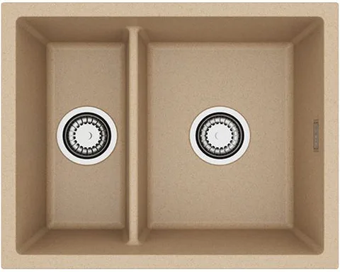 ALVEUS OMNI 50 GRANITAL BEIGE-G55, мойка, гранит, бежевый (в комплекте с сифоном 1150202)