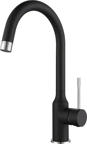Rivelato GARDA 1923502 nero/cromo, смеситель, гранит, черный/хром