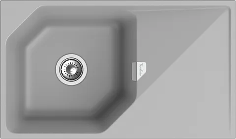 Rivelato LOCUS LS-85 grigio metallizzato, мойка, гранит, серый металлик