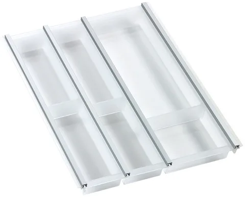 Ninka Cuisio Aqua 450, Hettich ArciTech, лоток для столовых приборов, белый
