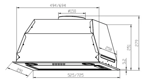 LEX GS BLOC P 600 BLACK