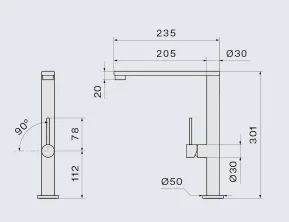 Falmec PURE STEEL FLAT