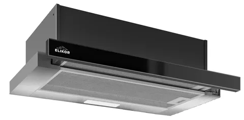 Elikor Интегра GLASS 60П-650-В2Л черный/стекло черное