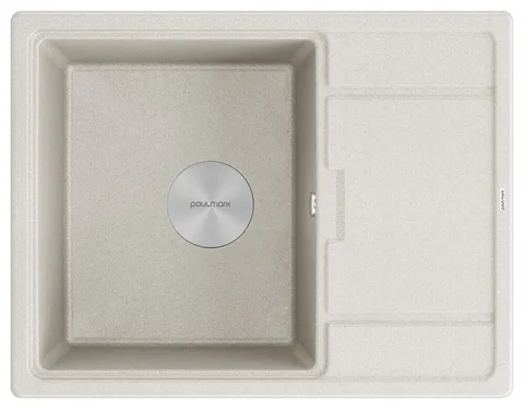 Paulmark FLUGEN 50-650, мойка, гранит, серый