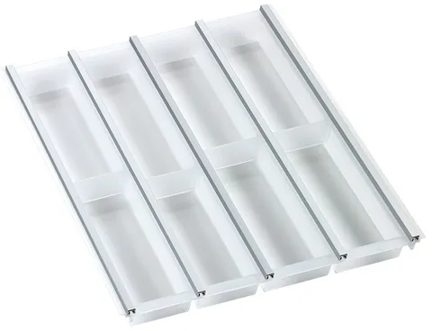 Ninka Cuisio Aqua 600, Legrabox Blum, лоток для столовых приборов, белый
