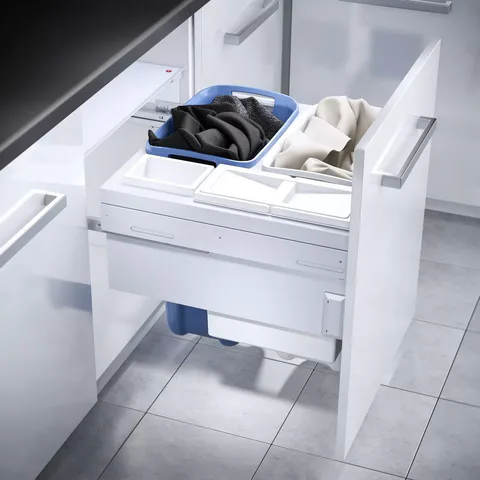 Hailo Laundry Carrier система хранения белья 2 корзины по 33 л, 1 корзина 12л, 1 корзина 2,5л