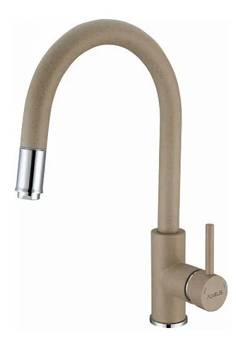ALVEUS DELOS - P G55 BEIGE, смеситель, гранит, бежевый
