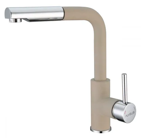 ALVEUS SIROS - P G55 BEIGE, смеситель, гранит, бежевый