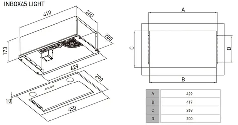 MEFERI INBOX45WH LIGHT