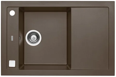 ALVEUS FORMIC 30 GRANITAL+ CHOCOLATE-G, мойка, гранит, шоколад (с сифоном 1127749)