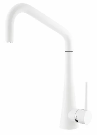 ALVEUS EDEN WHITE, смеситель, латунь, белый матовый