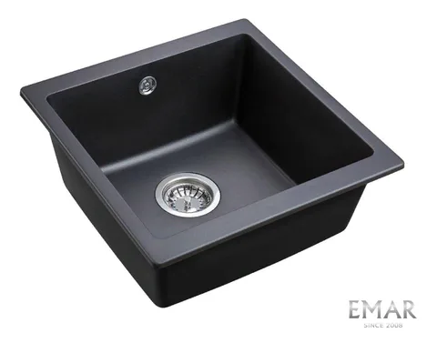 Emar EMQ-1455.P, мойка, гранит, оникс