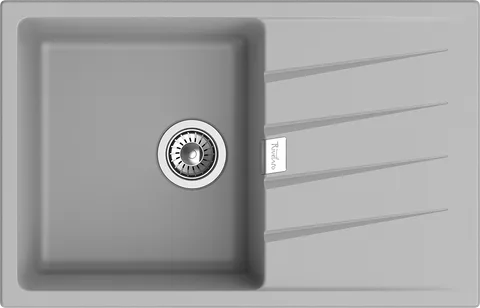 Rivelato RAUM RM-78 grigio metallizzato, мойка, гранит, серый металлик