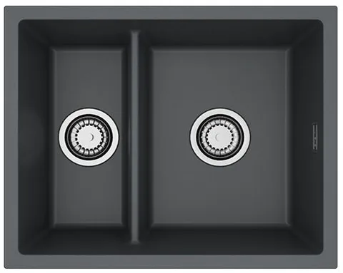 ALVEUS OMNI 50 GRANITAL DEEP BLACK-G90, мойка, гранит, темно-черный (в комп. с сифоном 1150202)