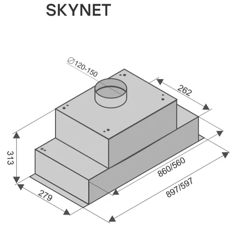 Konigin Skynet White 60