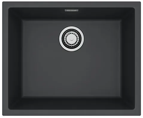 ALVEUS OMNI 30 GRANITAL DEEP BLACK-G90, мойка, гранит, черный матовый (в комп. с сифоном 1145083)