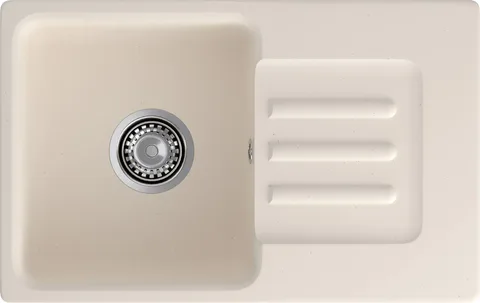 GranFest GF-SMART 680 L, мойка, мрамор, белый