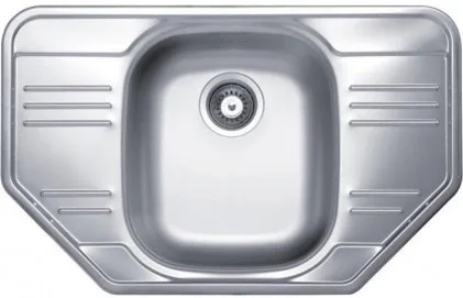 ALVEUS GENESIS ALLUX 30 SAT 90, мойка, нержавеющая сталь (без выпуска и сифона)