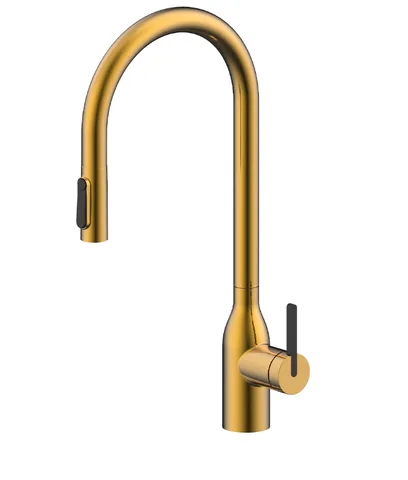 Paulmark Universal, смеситель, брашированное золото