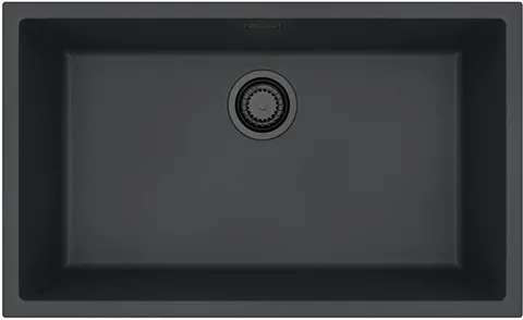 ALVEUS OMNI 40 GRANITAL DEEP BLACK-G90 BE, мойка, гранит, черный матовый (в комп. с сифоном 1148151)