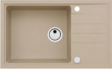 ALVEUS INTERMEZZO 130 GRANITAL BEIGE - G55, мойка, гранит, бежевый (в комплекте с сифоном 1117292)