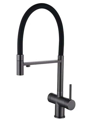 Emar ЕС-7024 PVD Dark, смеситель, вороненая сталь