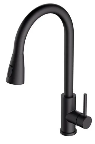 ALVEUS PRIMROSE PS BLACK MATT, смеситель, гранит, черный матовый