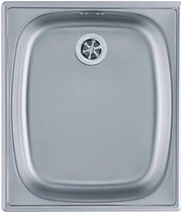 ALVEUS BASIC 10 NAT-60, мойка, нержавеющая сталь (в комплекте с сифоном 1011717)