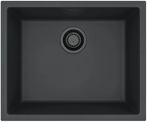 ALVEUS OMNI 30 GRANITAL DEEP BLACK-G90 BE, мойка, гранит, черный матовый (в комп. с сифоном 1148151)
