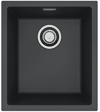 ALVEUS OMNI 10 GRANITAL DEEP BLACK-G90, мойка, гранит, темно-черный (в комплекте с сифоном 1145083)