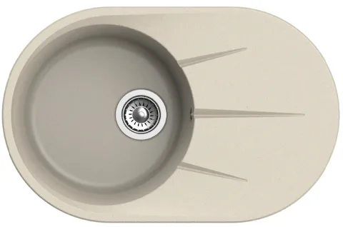Ewigstein Rund R- 50F, мойка, гранит, темно-бежевый